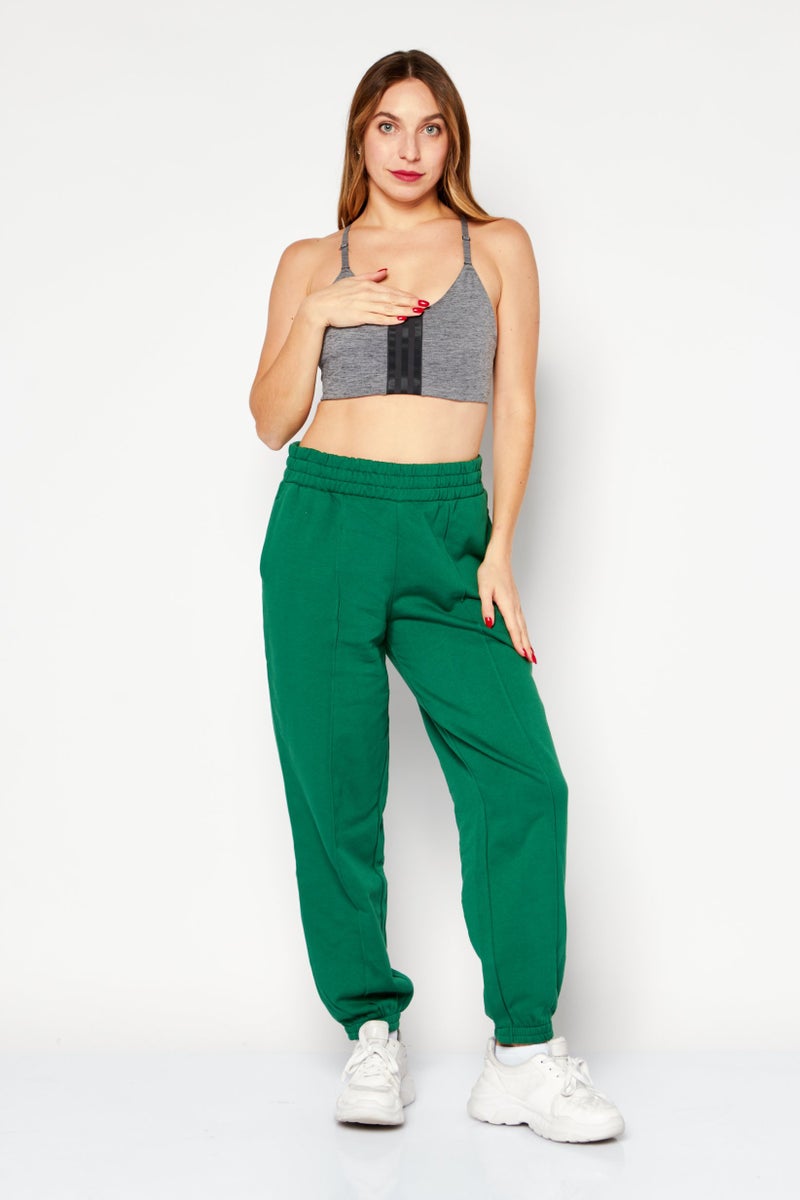 Adidas Women Padded Sports Bra, Grey - Image 4